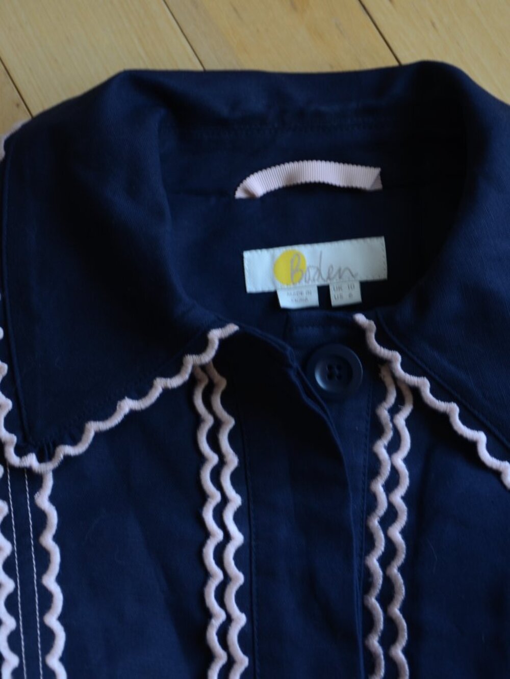Boden Agar Scallop Jacket US 6 - Picture 3 of 12